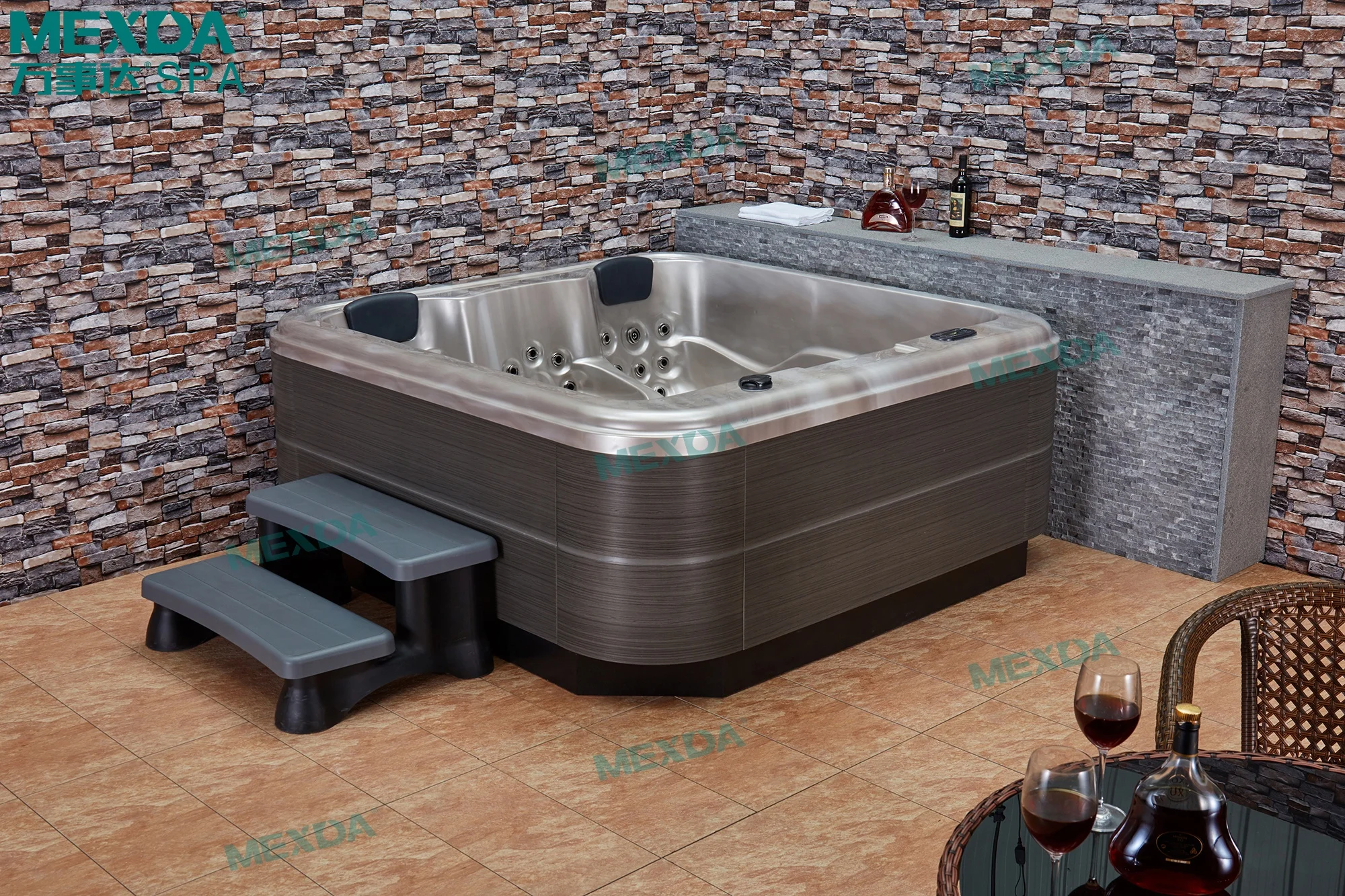 MEXDA 5 people Outdoor spa for massage hot tub WS-296S