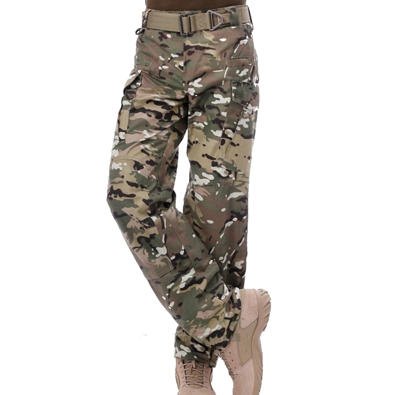 Wholesale High Quality Black Color Ripstop Tactical Desert Camo Hunting Pants