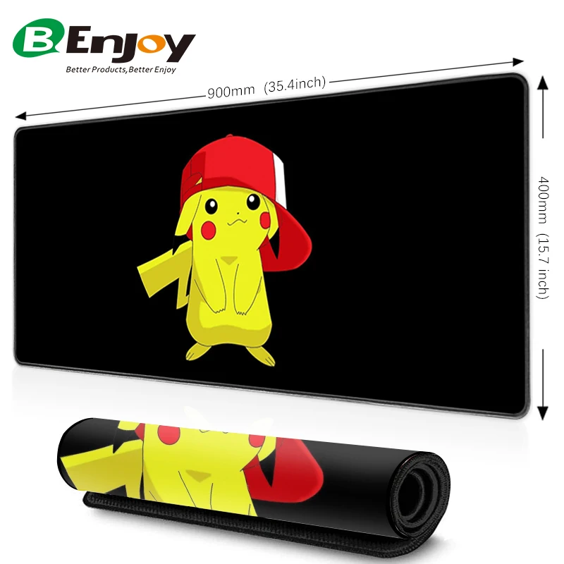 Customized Cartoon Image Lock Edge Computer Mats Multi-Color Cute Office Mousepad XXL