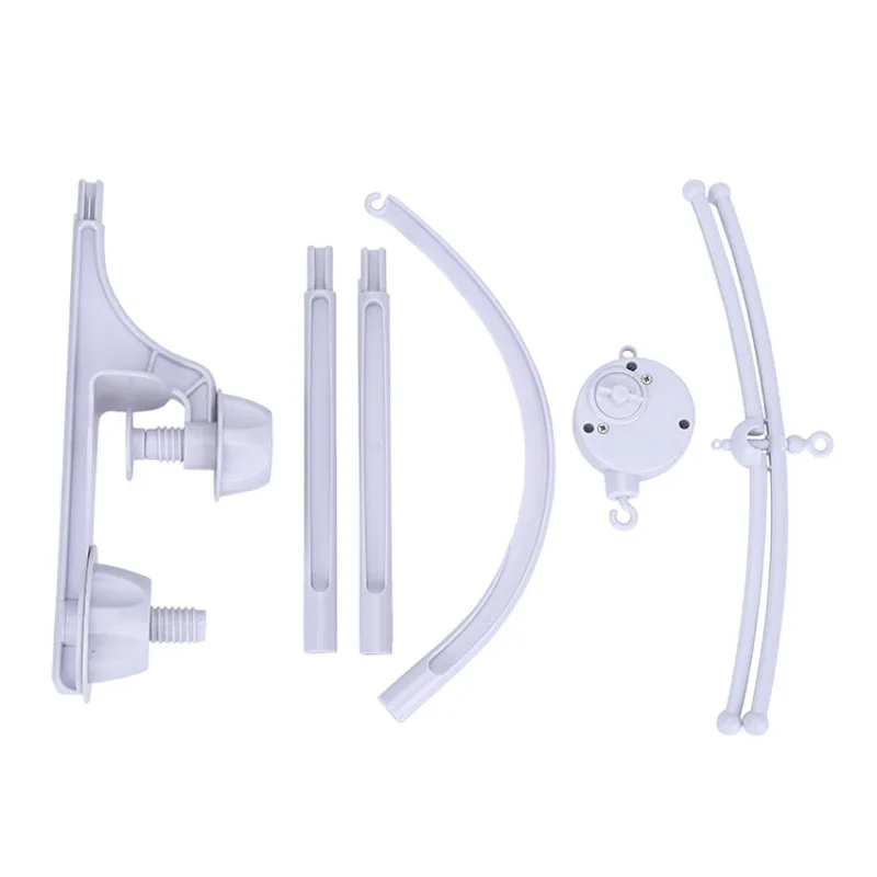 wholesale ins baby crib mobile bed bell holder arm bracket wind-up music box holder baby bed stent set nut screw 28 inch holder