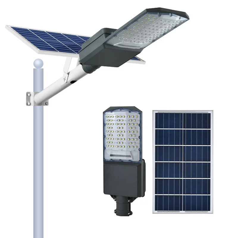 Solar Street Lights Outdoor High Lumen Dusk to Dawn Solar Parking Lot Flood Lights 400W 500W 600W