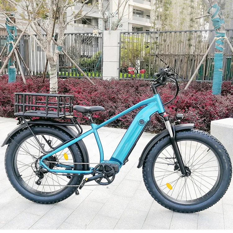 Супер электрический велосипед 26 дюймов Толстая рама для электродвигателя Mtb Ebike литиевая батарея из алюминиевого сплава 48 В 500 Вт 750 1000 45 км