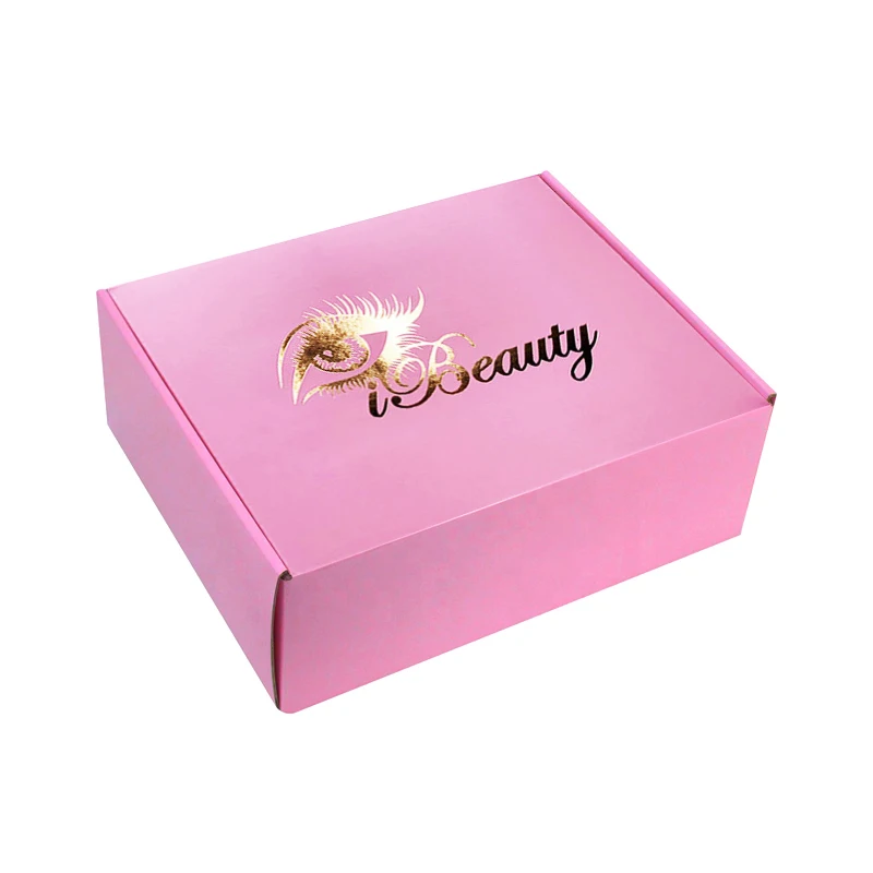 Free Design Pink Skincare Cosmetic Mailer Box Eco Custom Logo Printed Corrugated Shipping Boxes Cardboard Packaging Paper Box