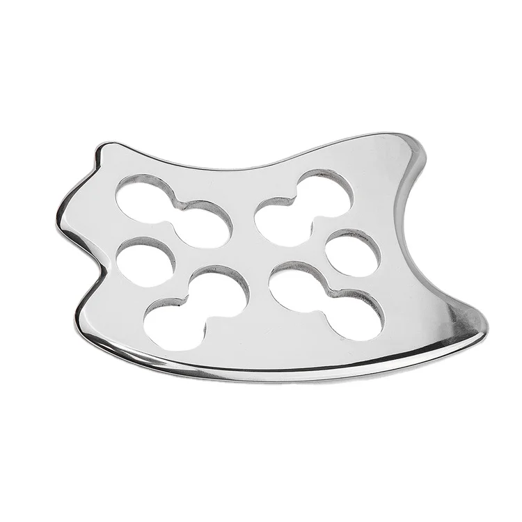 Amazon горячие продажи титановый кухонный нож из нержавеющей стали с гуаша выскабливание массажер для массажа лица