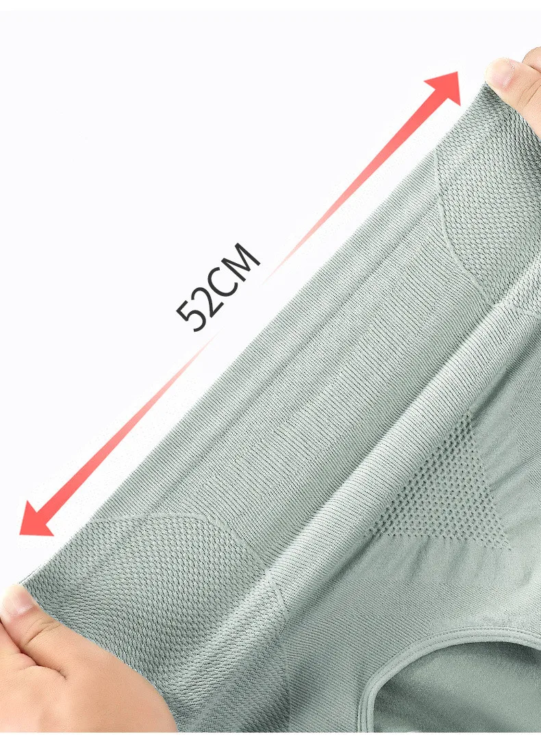 Wholesale Women High Waist Large Size Underwear Crotch Breathable Seamless Body Shaping Boxer Panties Briefs