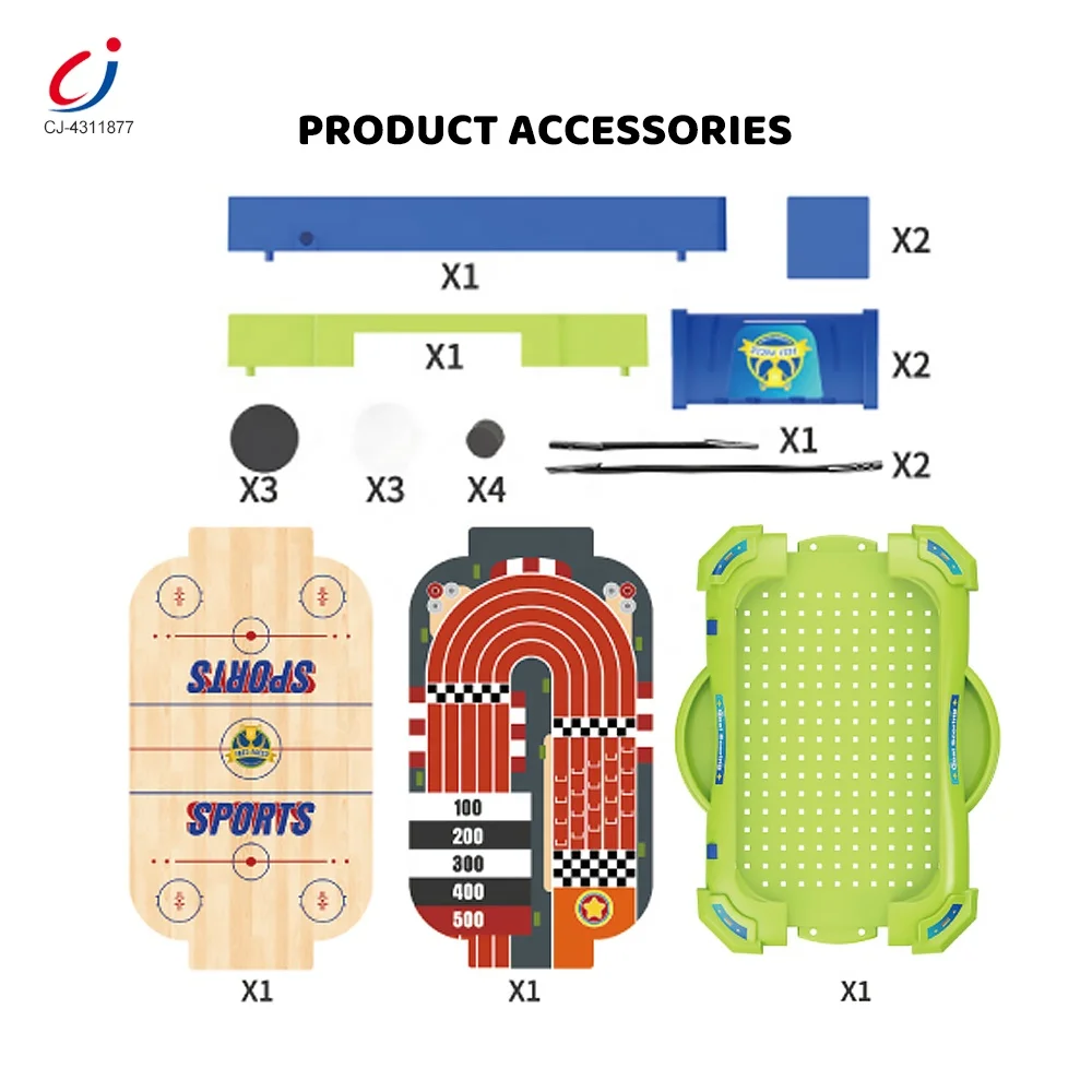 Chengji board game kids ice hockey 2 in 1 scoring table finger sport toy party family sling puck board game for kids