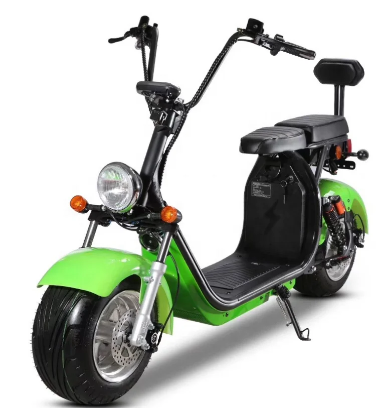 Chinese Electronic Unisex 2 Wheel Electric Scooter Hub Motor 1000w Electronic Scooter with Seat 60V 12ah Lithium Battery 200 Kg
