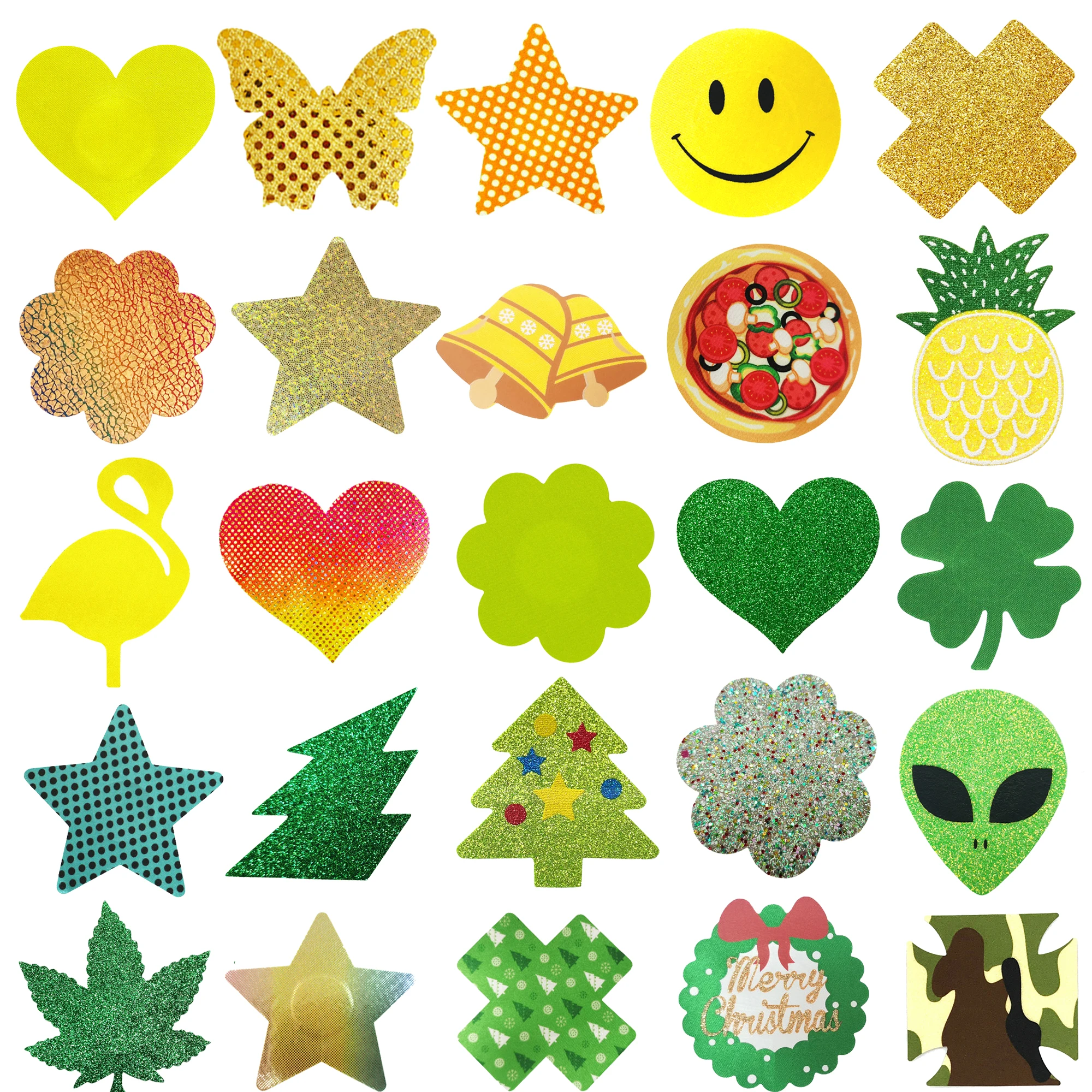 Supplier Printed Nipple Pasties Custom Different Designs Disposable Nipple Cover Sexy Eco-Friendly Adhesive Boobs Cover Female