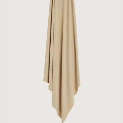 Mowing OEM Breathable Jersey New soft scarf hijab embroidery for muslim women Solid color Macron hijab