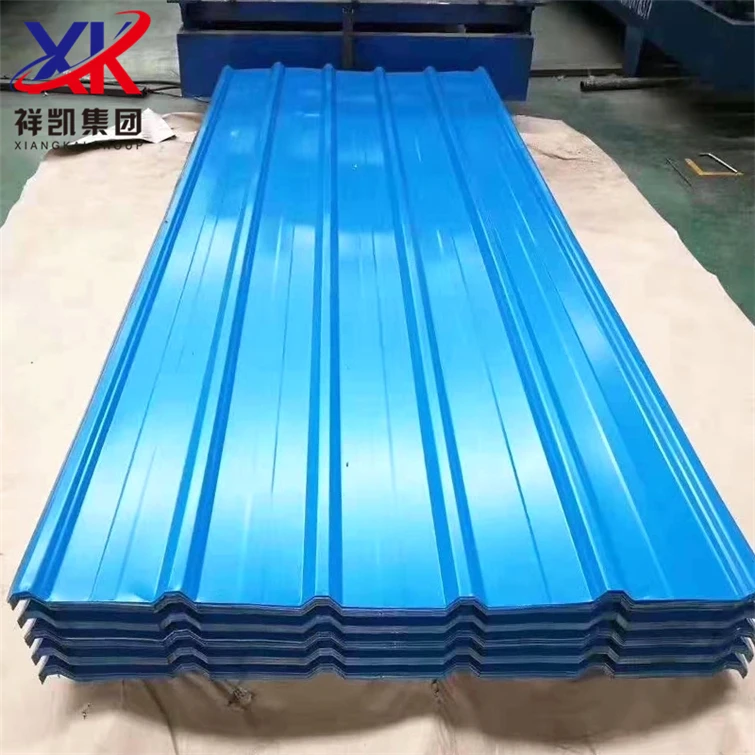 Good Price G350 870mm Width Zinc 13g Hot Dip Colored Corrugated Sheet For Building