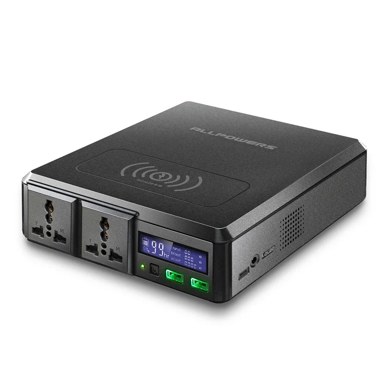 Attractive Price New Type Electric Emergency Supply 100W Electric Power Generator, Solar Power Bank 41600 mAh Electronic china