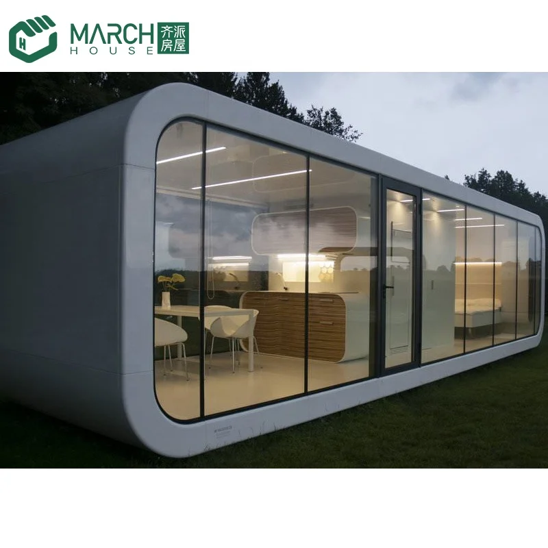 Изготовленный жилой контейнерный дом портативный Flatpack 2 спальни контейнеры контейнер бар ресторан