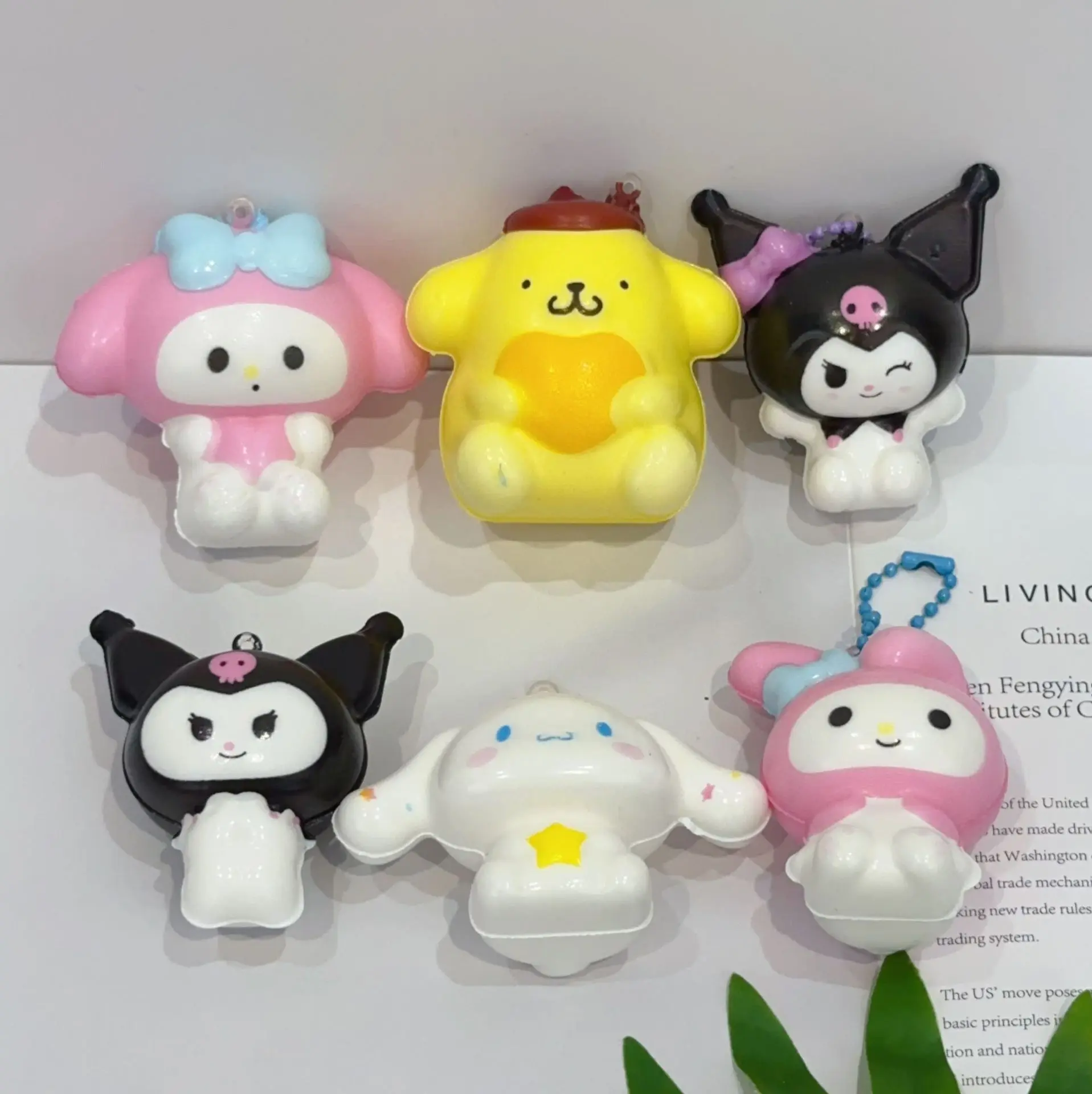 (Wholesale)Hot selling Soft PU Kuromi Melody slow rebound office decompression toy for gift