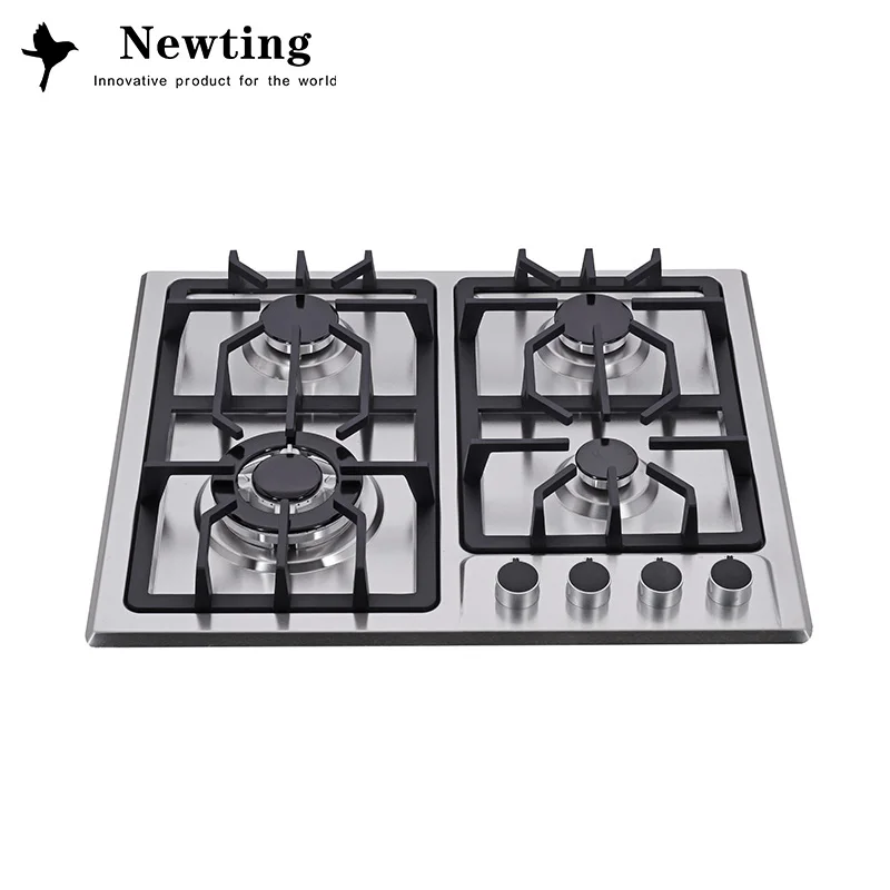 Kitchen Appliance Gas Cooker Stainless Steel Cooking Burner Built In Gas Stove Price With 4 Burner