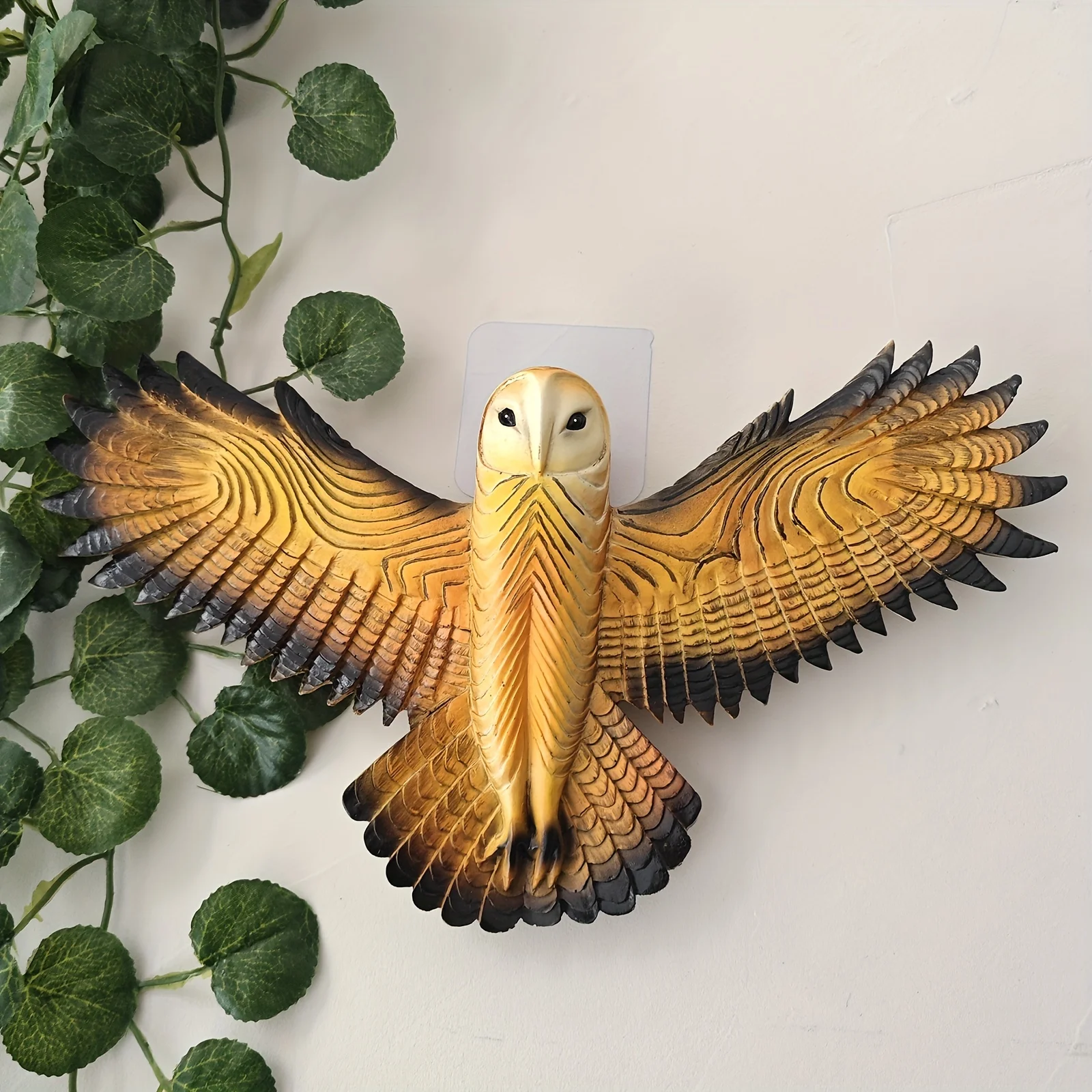 Fengzhi Factory Owl statue Resin crafts Owl sculpture wall hanging home decoration hanging decoration bird model simulation