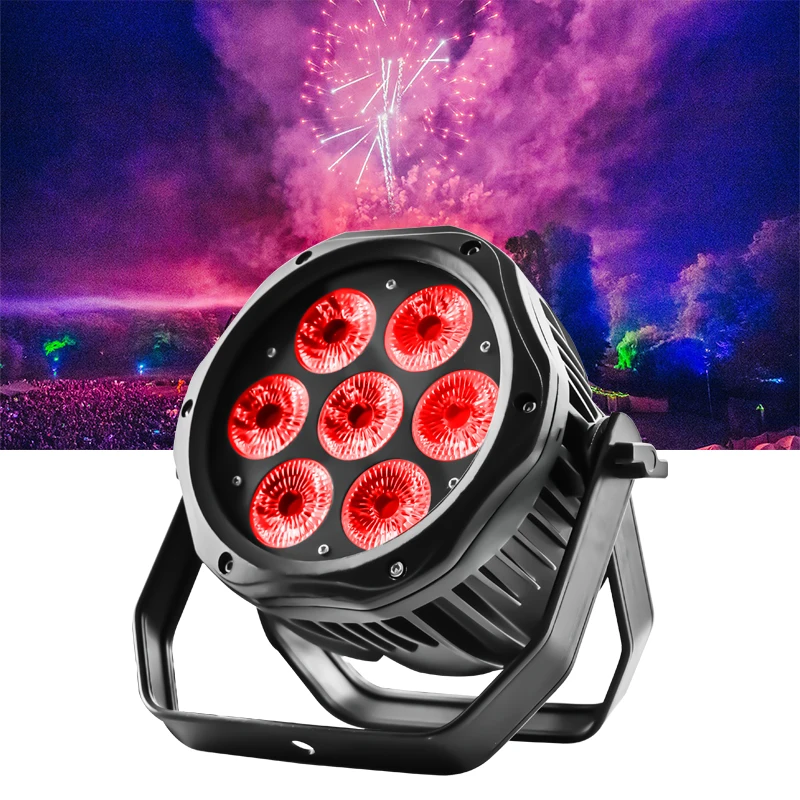 IP65 Led Stage Light 6 in 1 Control DJ Stage Light Flat Led Battery Par Light