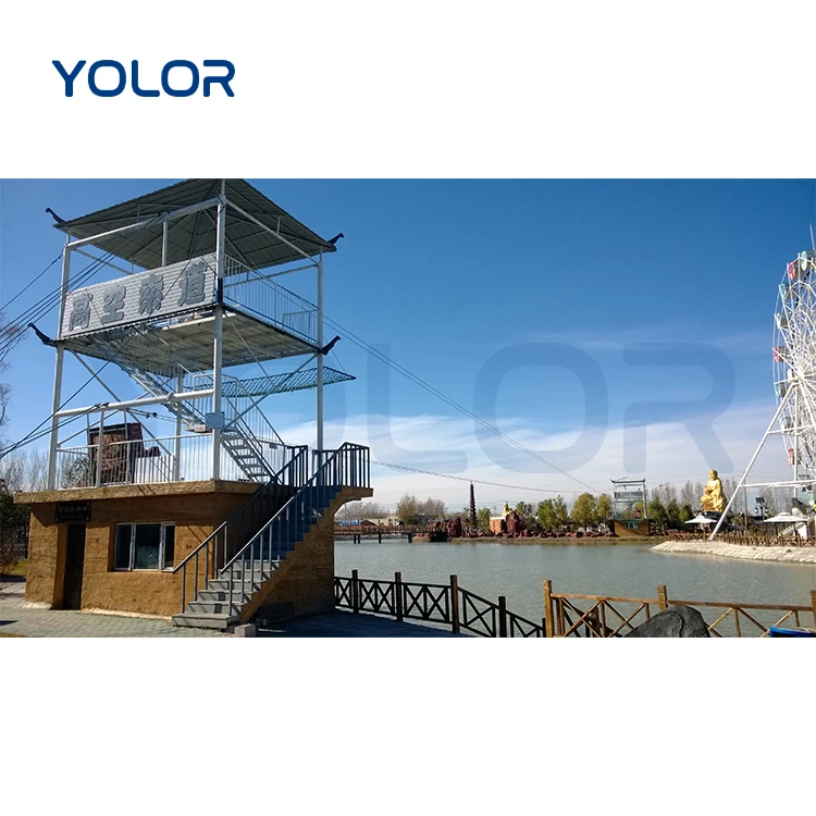 Professional Commercial Outdoor Amusement Mountain Large Playground Equipment Park Adventure Animatronic Zip Line