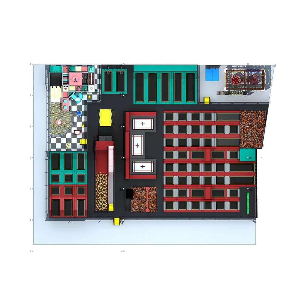 New arrival product jumping indoor amusement park trampoline for selling