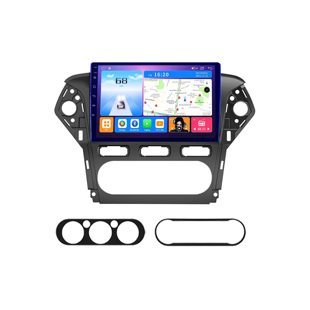 Автомагнитола EKIY T7 Android 10 для Ford Mondeo 4 2011 - 2013 стерео GPS навигация Carplay андроид авто мультимедийный плеер без 2din