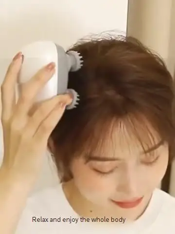 2024 New Product Smart Compact Self Moving Head Massager for Hair Growth