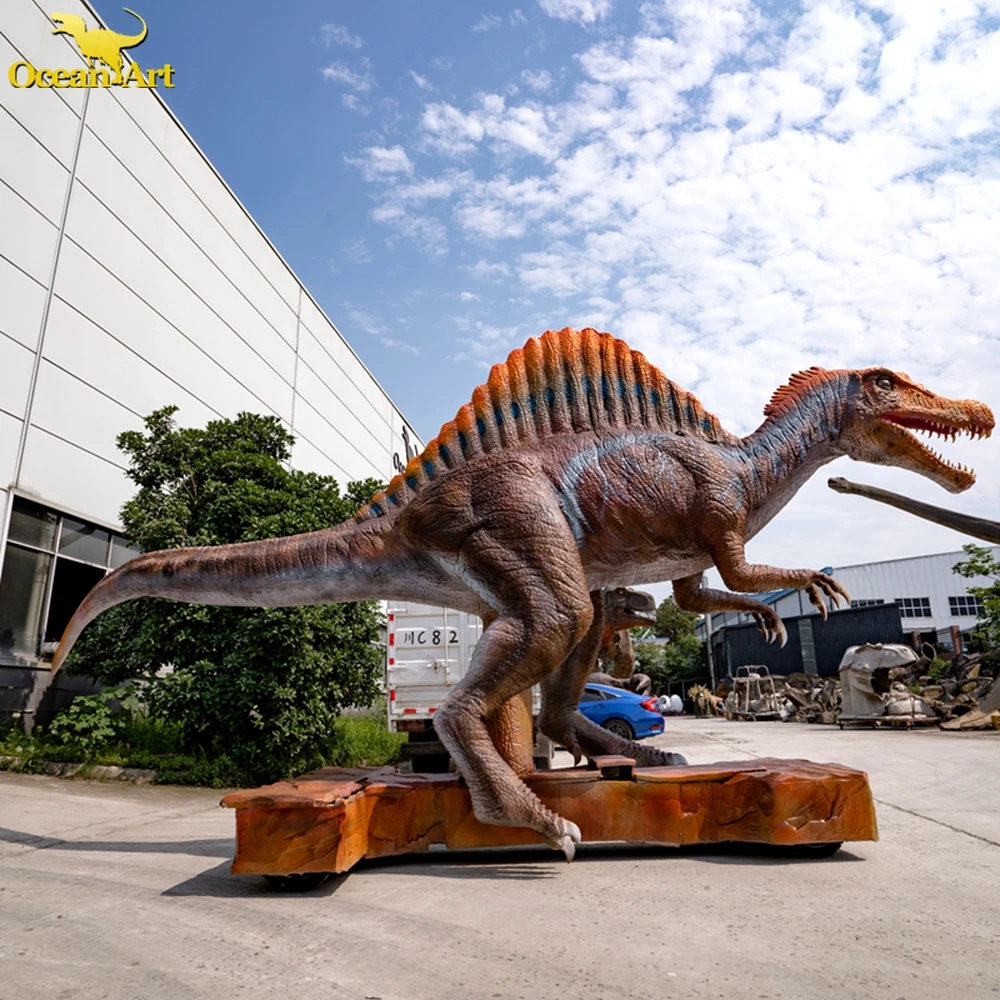 Dino theme park realistic simulation model animatronic dinosaur for sale