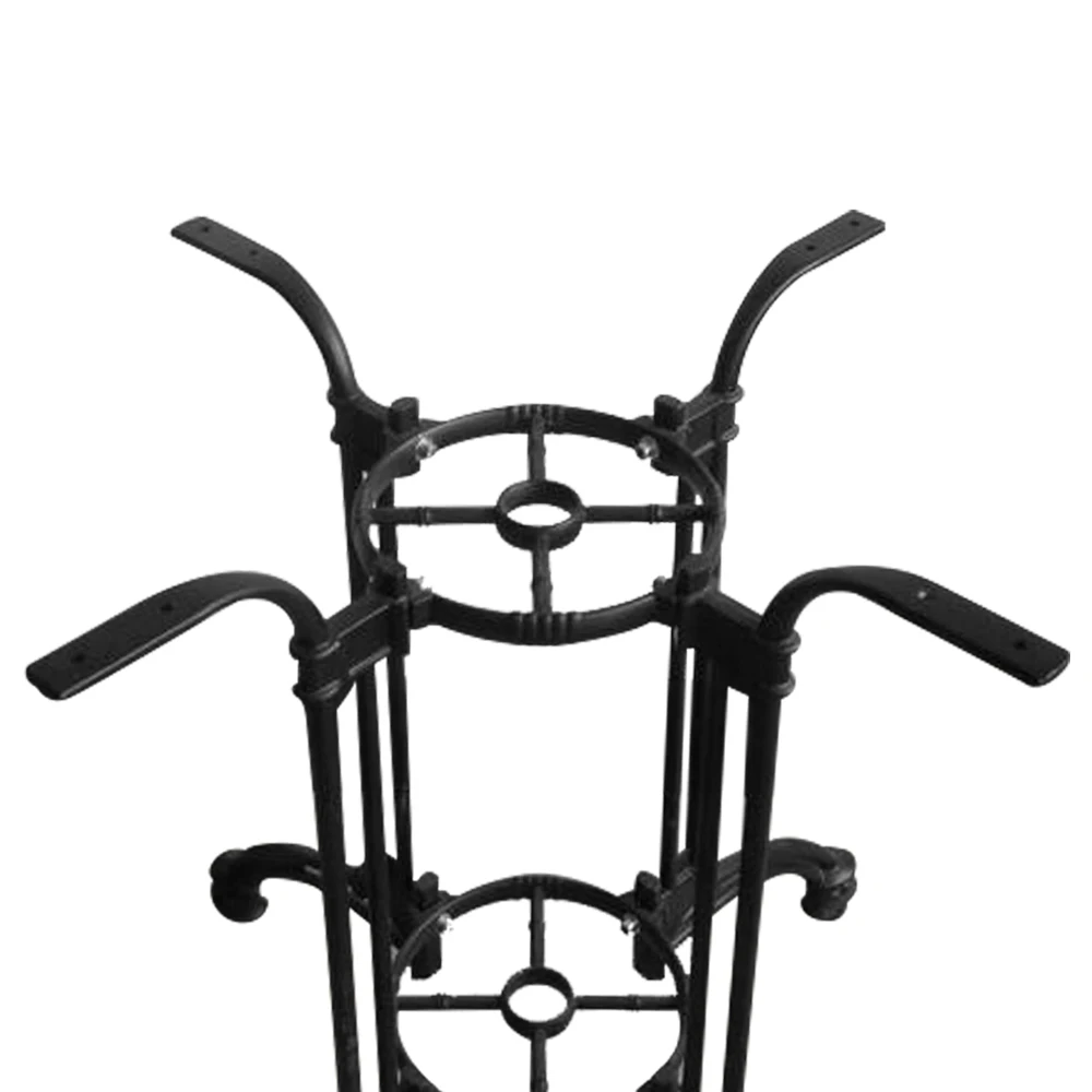 good quality cast  aluminum horseshoe four feet material table base