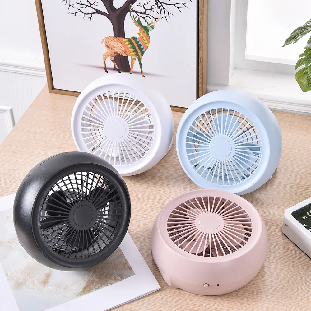2022 mini DC 5V 6 inch mini personal portable office use usb table fans  gift air cooler  usb AA battery  desk desktop fan