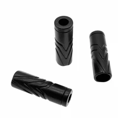 Black Color Plastic Paracord Cord Lock Clamp 2 Hole Toggle Clip Stopper Shoelace Cord Buckles Cord Lanyard Parts