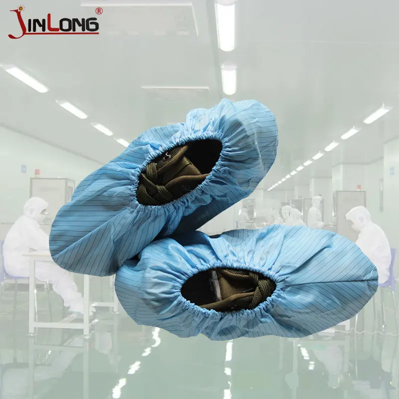 Wholesale dirt-free Waterproof Reusable Shoe covers Anti skip anti-static ESD Clothes Shoe Cover