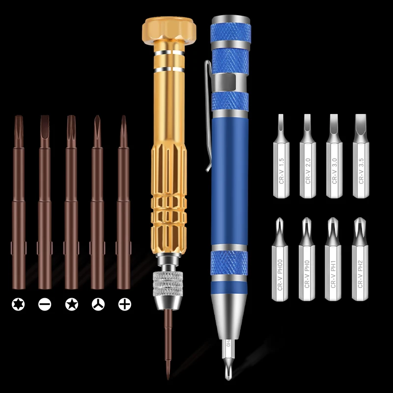 8 n 1 Screwdriver set for pc laptop cell phone repair desarmadores para celular precision screwdriver bits set