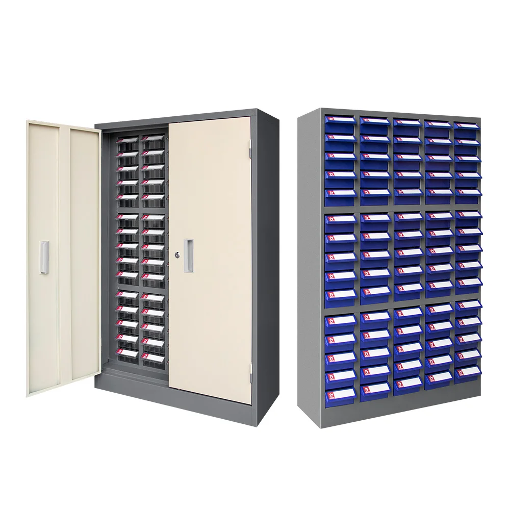 High Quality Toolbox Plastic Cabinet Multi-grid Drawer organizer Storage Box Tool Case Components Box Building Blocks Parts Box