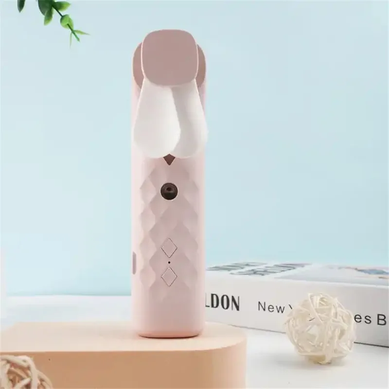 Hot handheld Cooling Water Face Steamer Portable Facial Mist Sprayer Multifunction Handy Nano Sprayer with usb fan For travel