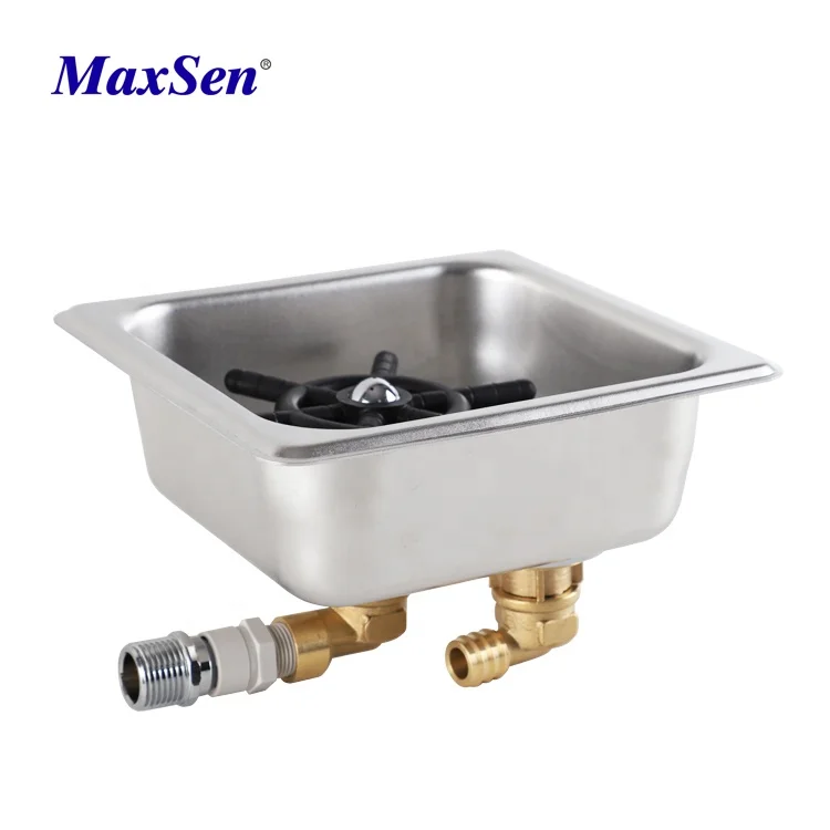 Maxsen Kitchen Manual Bar Glass Washer Stainless Steel Kitchen Sink with Glass Washer