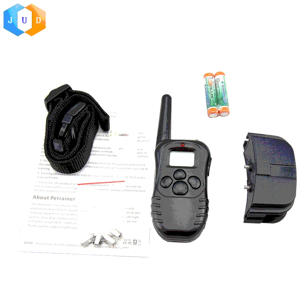 2023 Netherlands Custom Dog Training Vibrate Beep Anti Bark Collar with 330 Yards Remote Custom Logo Box Experience