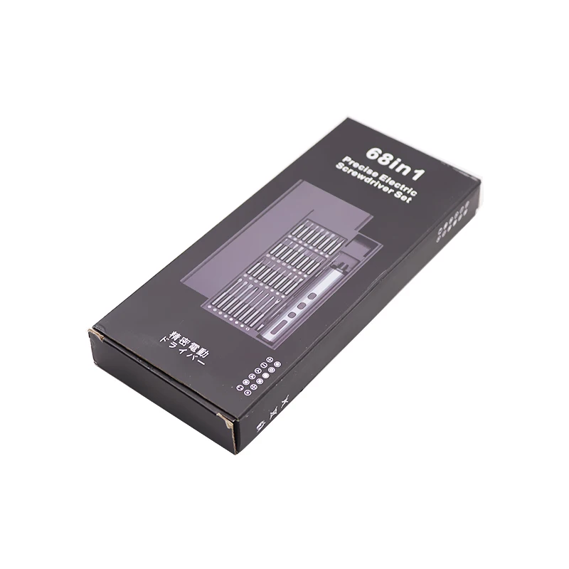 68 in 1 Home Precision Electric Screwdriver S2 Rechargeable Lithium ion Power Battery Straight Rod Cordless Screwdriver