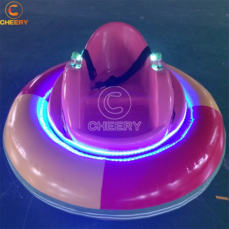 Other amusement park products electric battery powered UFO dodgem cars spin zone inflatable bumper car