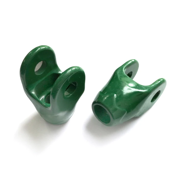 Rope end connector set for playground
