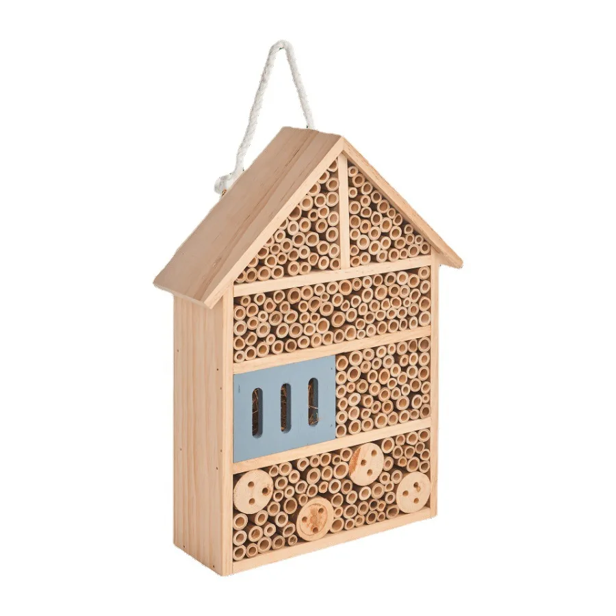 Оригинальный Деревянный уличный домик для насекомых сотовый Ловец прибор наблюдения за насекомыми в отеле клетка-бабочка комнаты