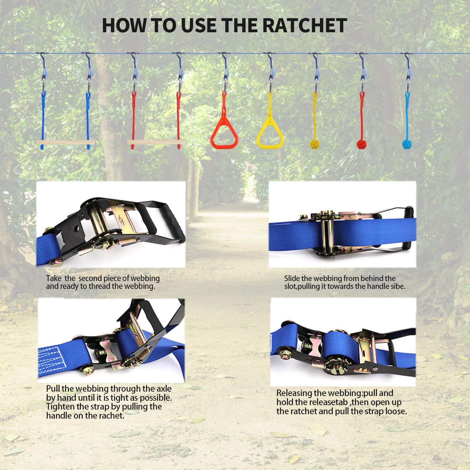 Monkey Bars Ninja Warrior Obstacle Course For Kids Backyard