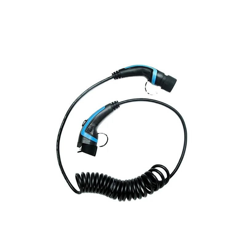 Станция для быстрой зарядки, 22 кВт, 11 кВт, 7 кВт, режим 3, тип 1-Тип 2, автомобильное зарядное устройство 16 А, 250 В, портативное электрическое автомобильное зарядное устройство