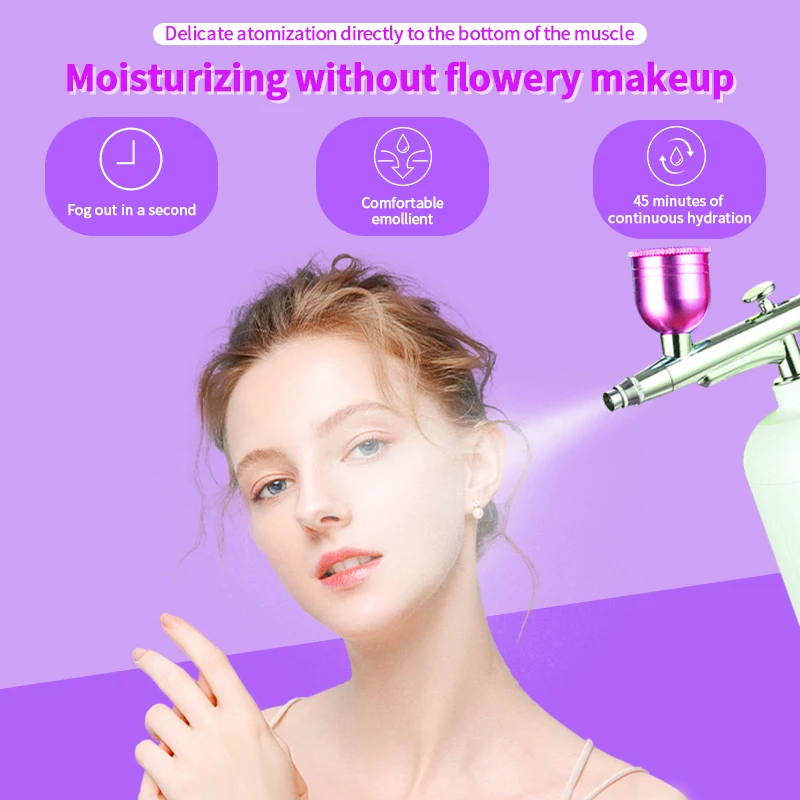 Multifunction High Grade Beauty Tool Wholesale Spray Face Nano Airbrush for Makeup  and Nail