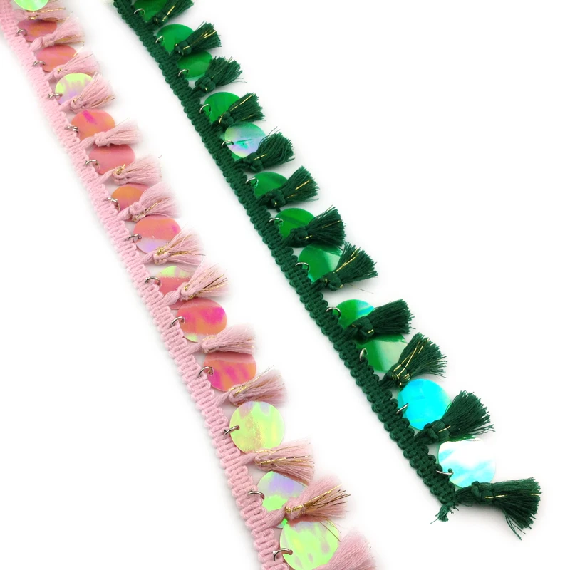 Прямая поставка с фабрики 2020, модная декоративная одежда с бахромой и блестками