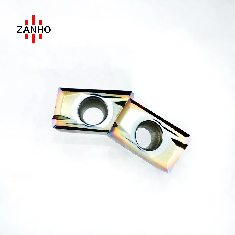 ZANHO CNC machinetool carbide inserts APKT1604PDER H2/M2/MA3/MA lathe tool for aluminum applications with DLC coating