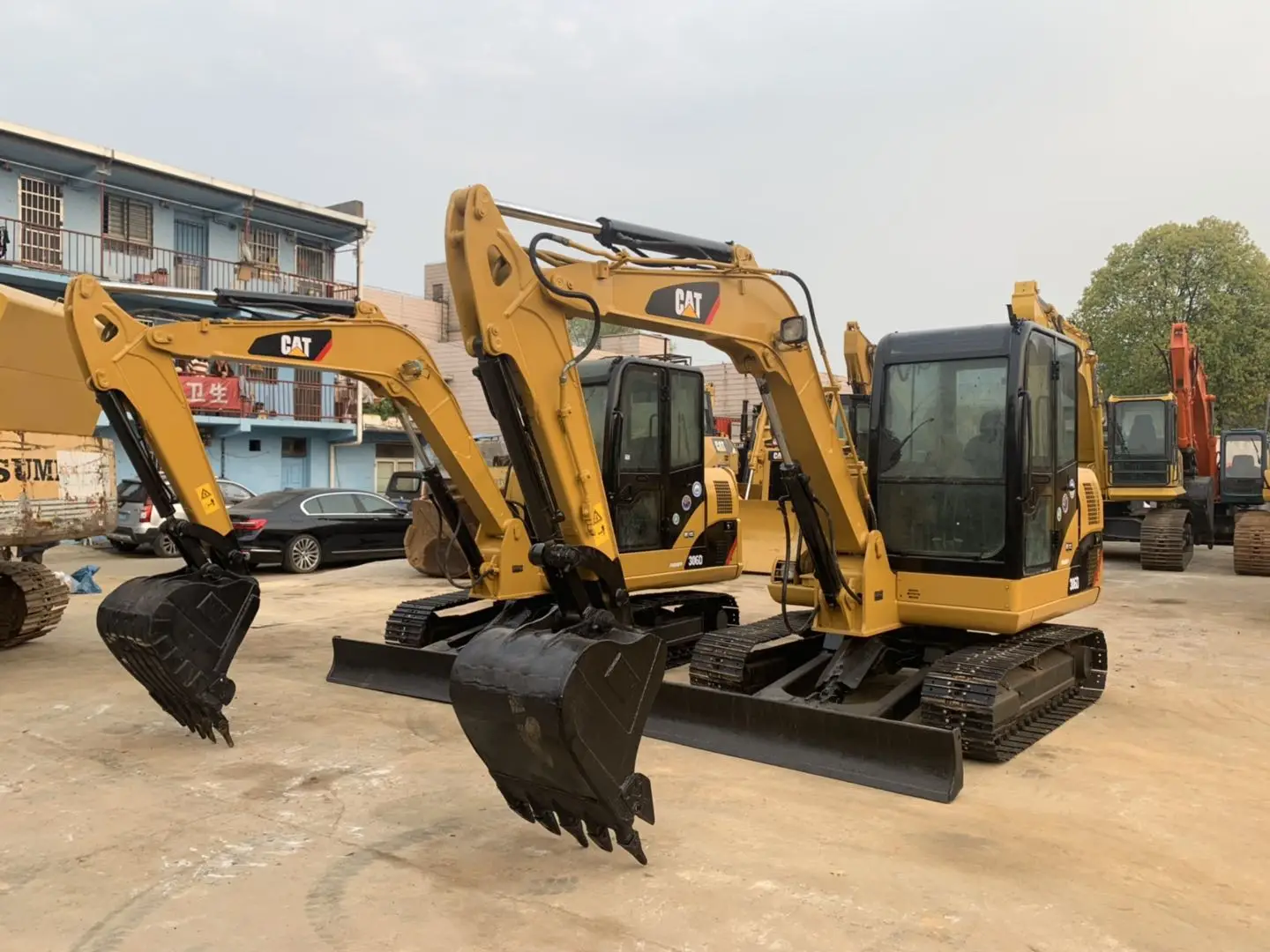  Маленький гусеничный гидравлический экскаватор Cat 6T тип ковша 0 3 м3 Прямая продажа от