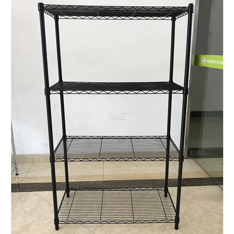 Chinese Factory Rack Shelf Production Metal Wire Storage Shelving Unit For Home And Hospital
