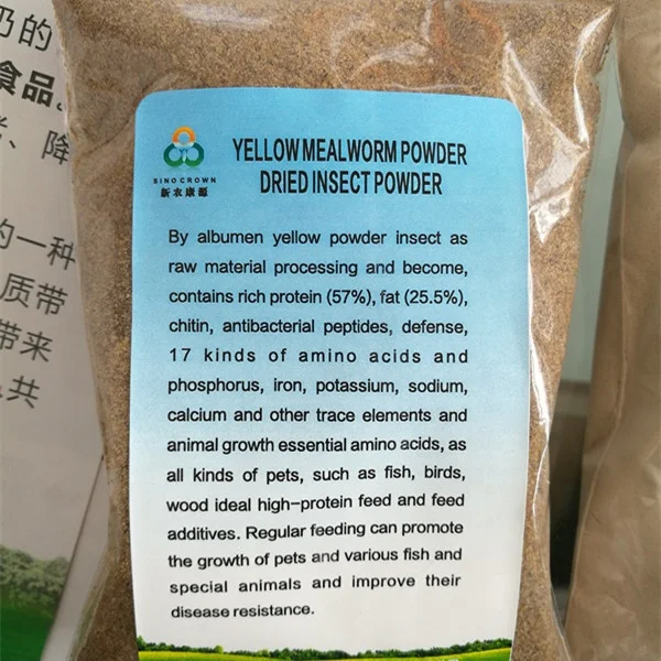  Quality Full Fat And Protein Mealworm Powder Insect Feed