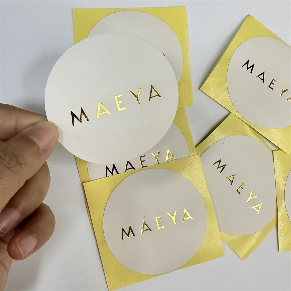 Custom Waterproof Self Adhesive Brand Logo Cute Sticker Business Label Vinyl Printing Adhesive Packaging Label Stickers