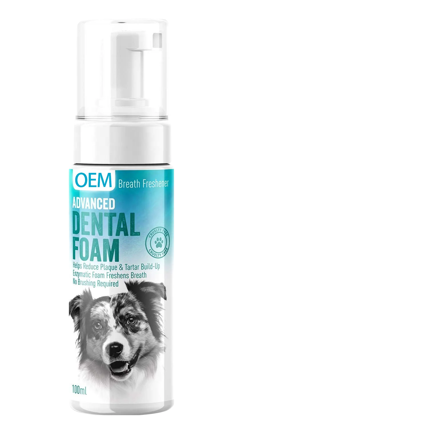 Private Label Eliminate Bad Dog Breath & Bad Cat Breath Naturally Fights Plaque Tartar & Gum Disease pets dental spray