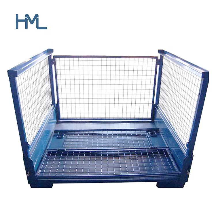 Склад для тяжелых условий эксплуатации оцинкованная сетка поддон металлический сталь штабелируемый