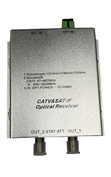 OPR-2600DB-N  CATV & SAT-IF Mini Satellite Optical Receiver